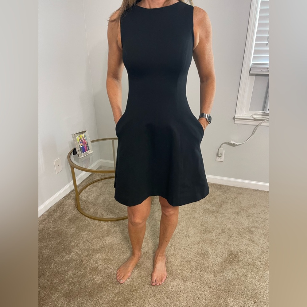 Spanx black dress